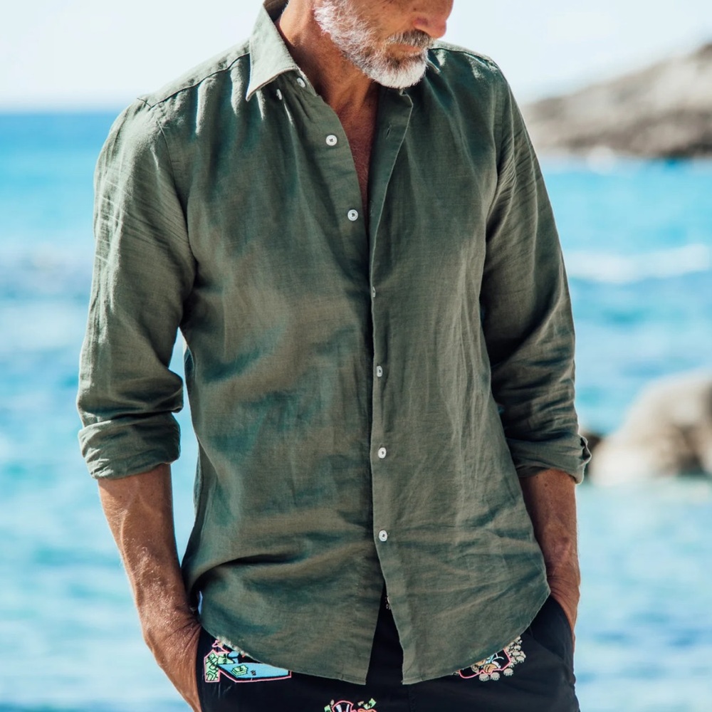 Les Canebiers Men’s Button Down Shirt